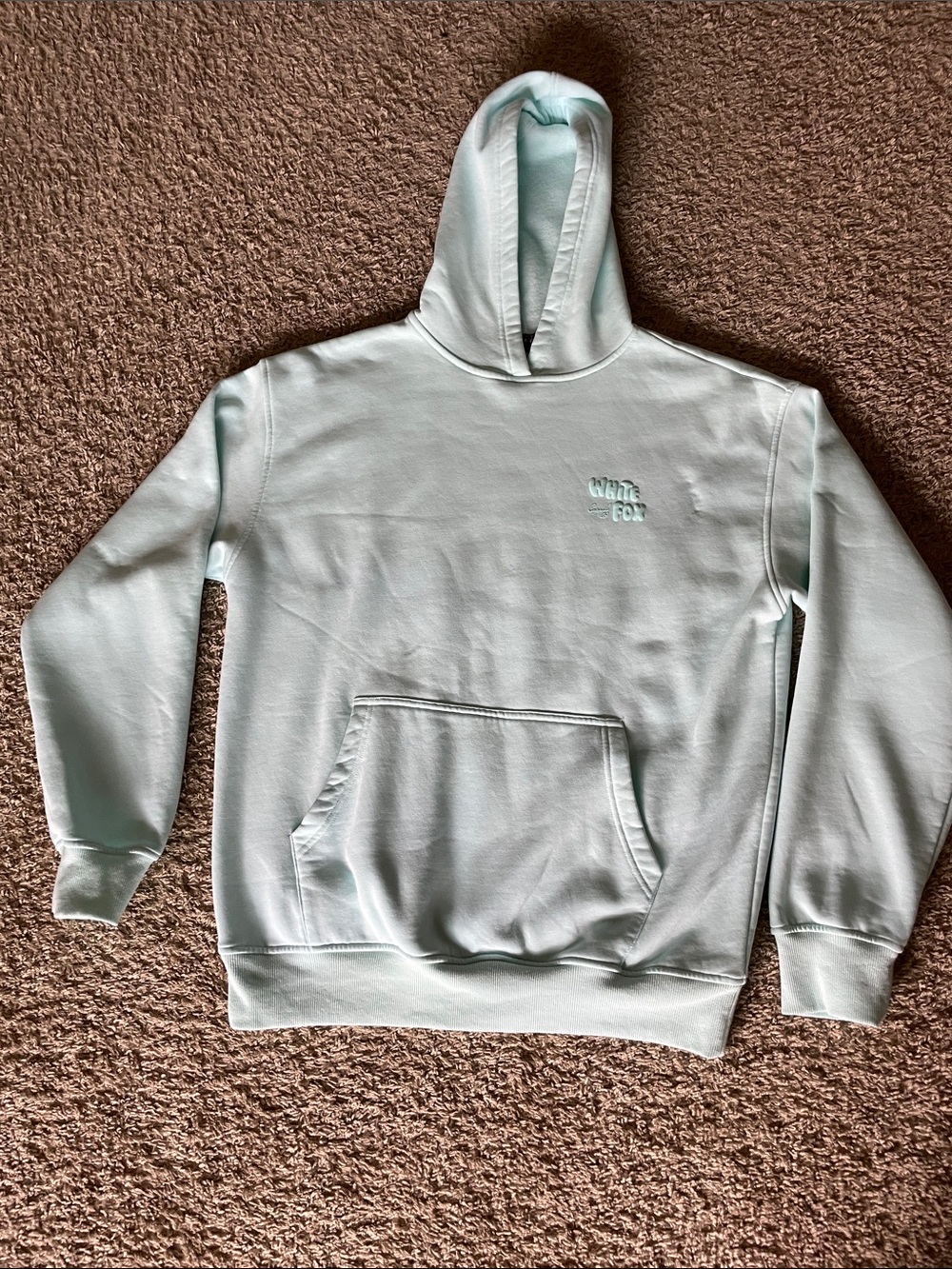 White fox hoodie